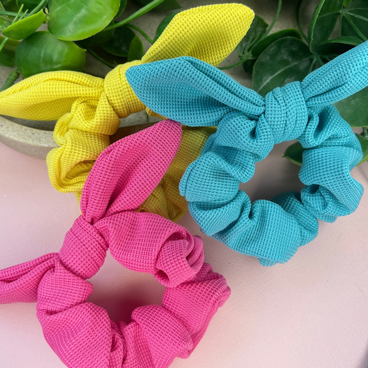 Yellow | Bow Scrunchie