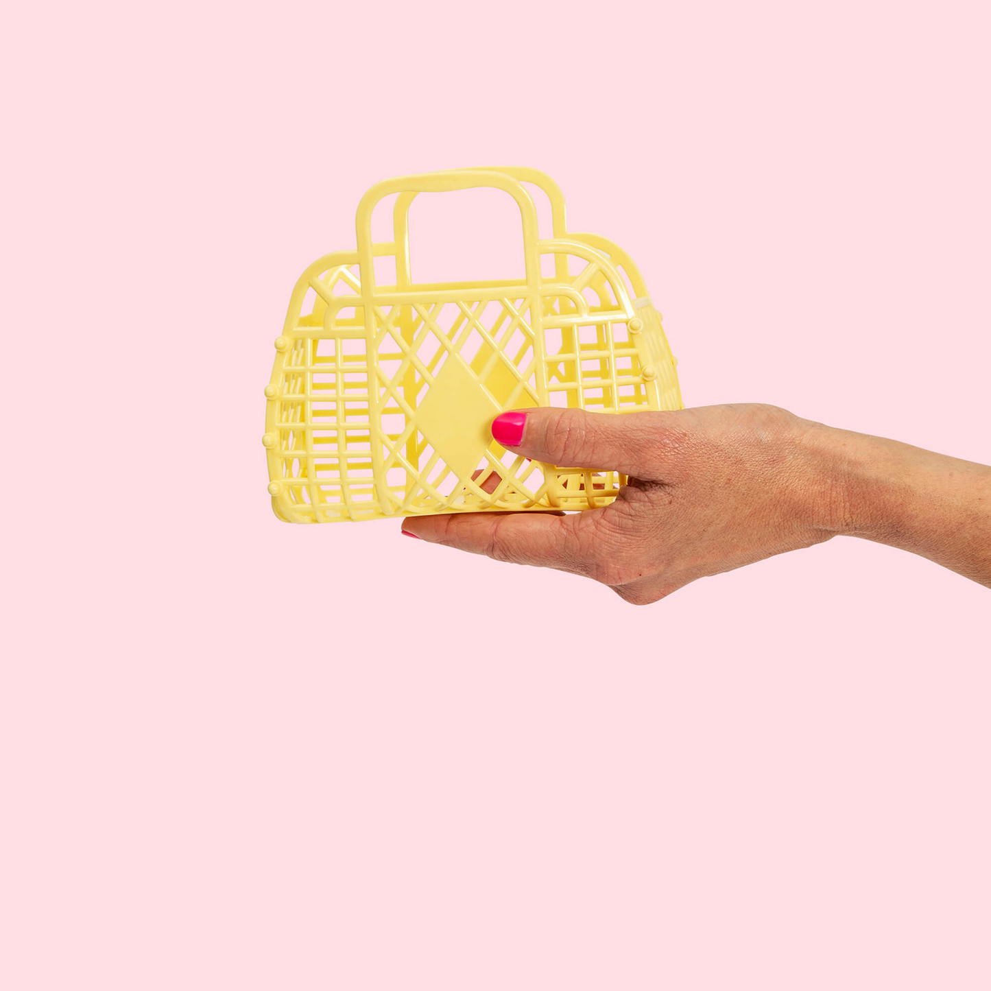 Yellow | Mini Retro Basket