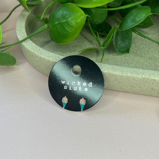 Ice Cream | Silver Studs