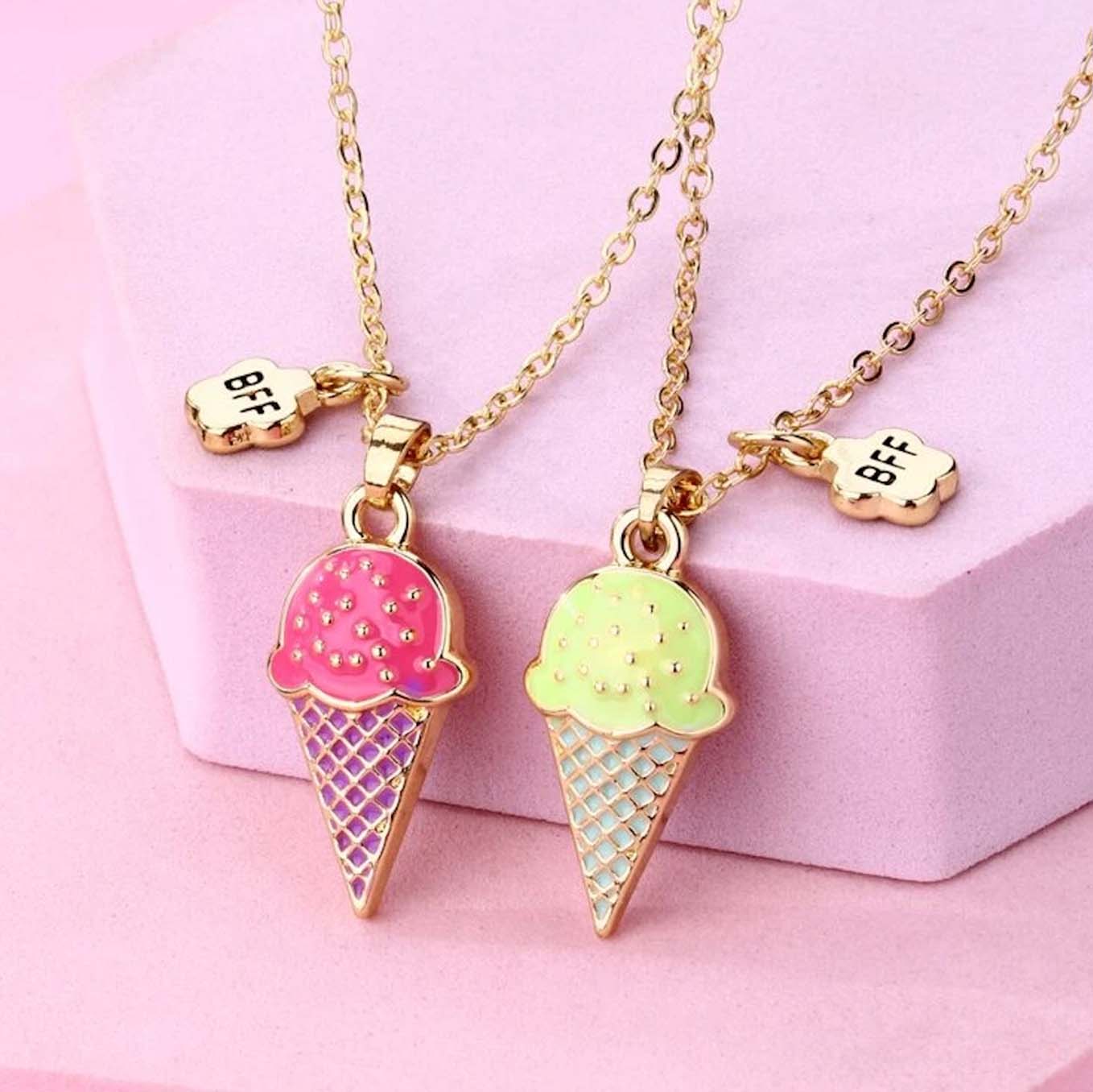BFF Ice Cream Necklaces