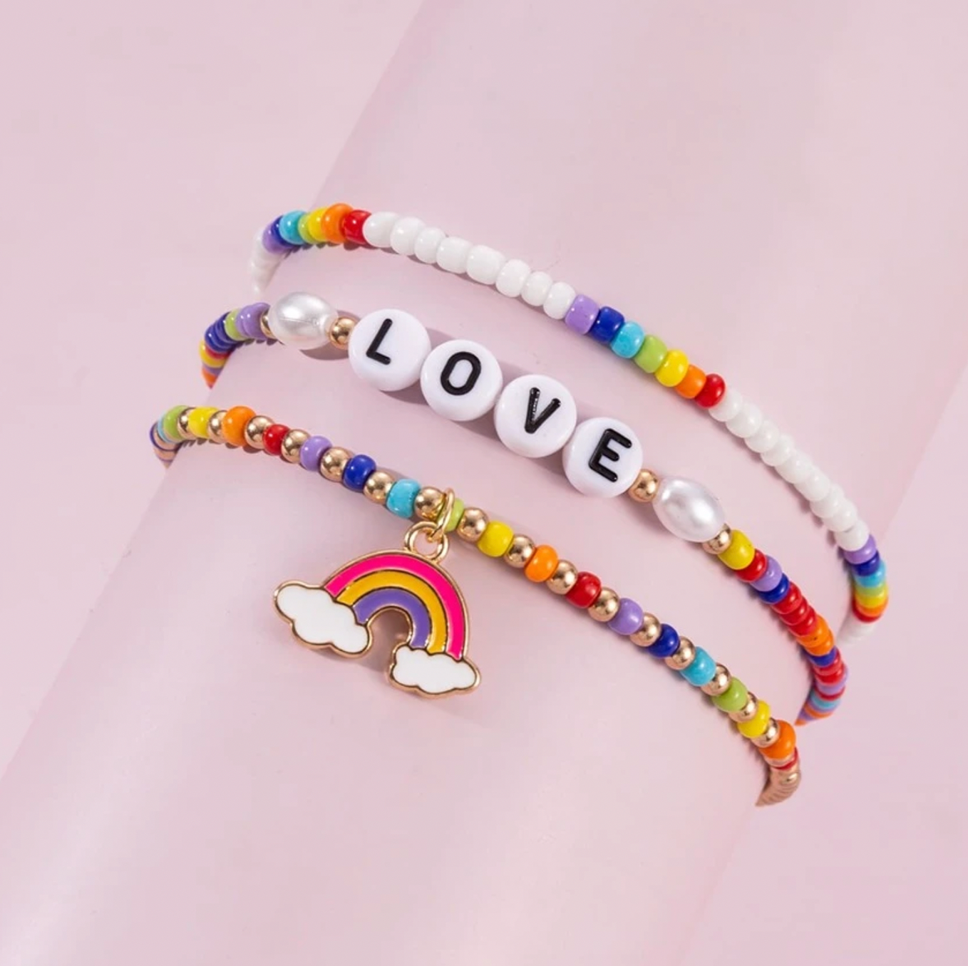 Rainbow | Love Beaded Bracelet