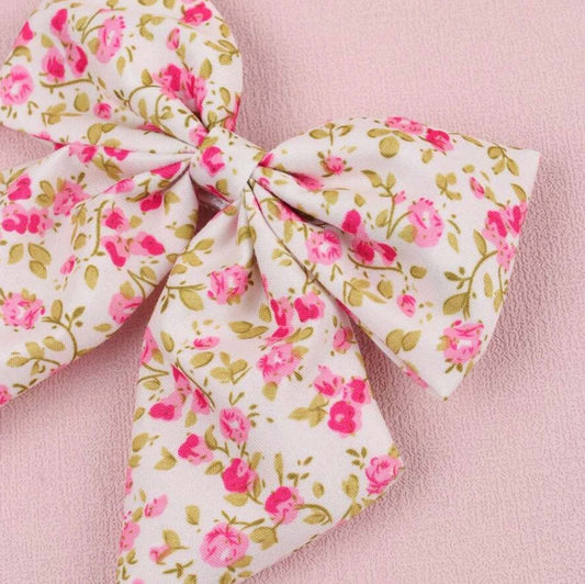 Floral | Hair Bow Clip
