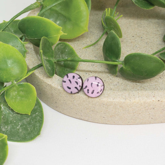 Flossy | Wooden Stud Earrings