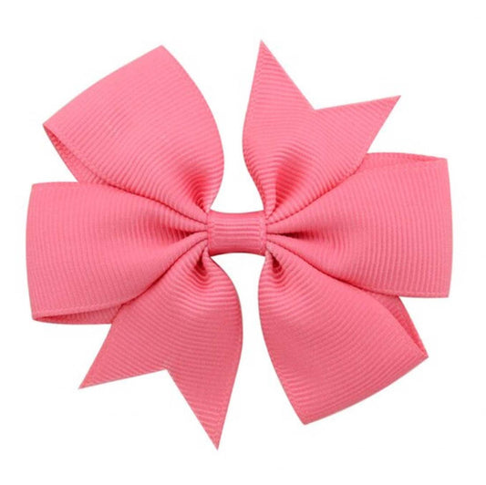 Light Coral | Pinwheel Hair Bow