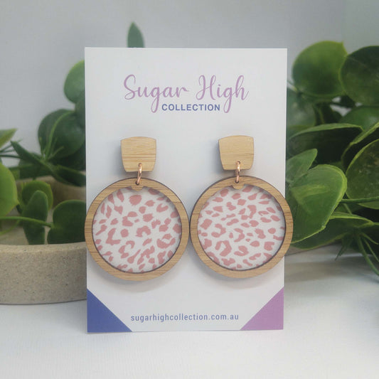 Be Wild | Wooden Statement Drop Earrings