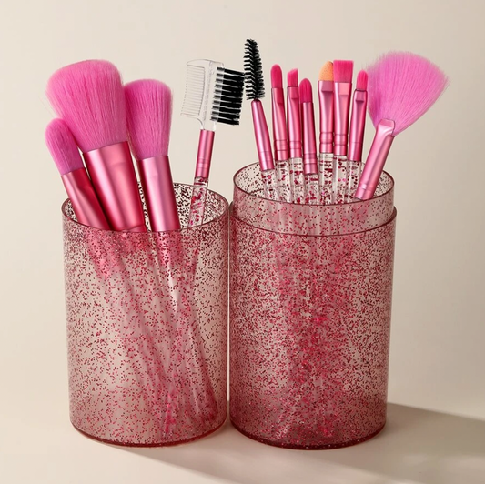 Pink Sparkle | Makeup Brush Set