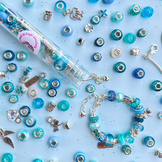 Teal | DIY Charm Bracelet Set