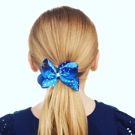 Royal Blue | Zali Girl Hair Bow - Small