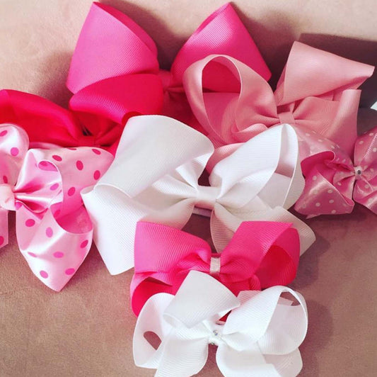 Light Pink | Zali Girl Hair Bow - Large