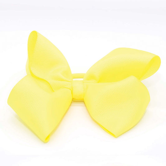 Yellow | Zali Girl Hair Bow - Large