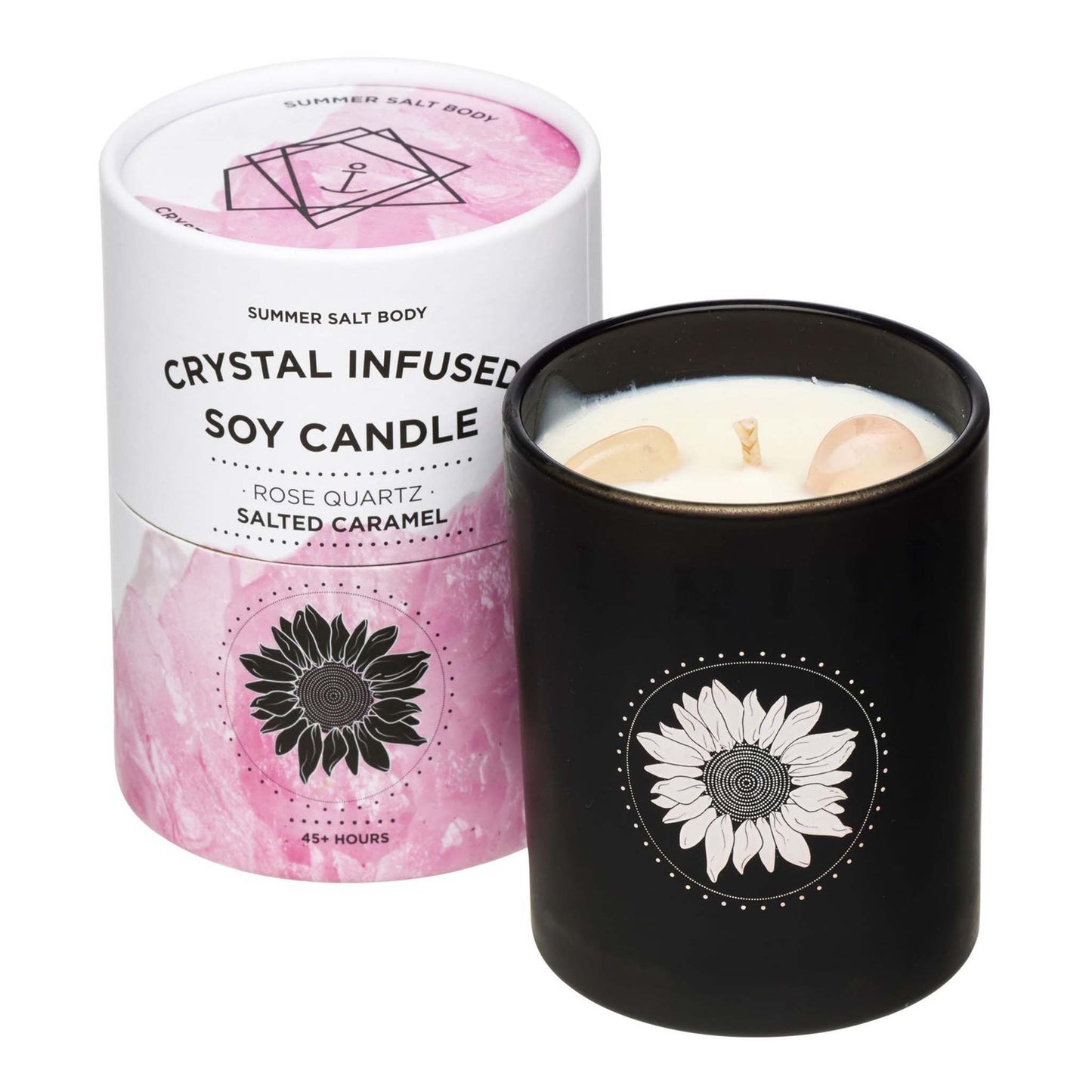 Rose Quartz | Crystal Candle